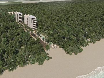 Departamento 5 recamaras con acceso al mar, alberca, coworking, juegos