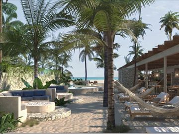 Departamento 5 recamaras con acceso al mar, alberca, coworking, juegos