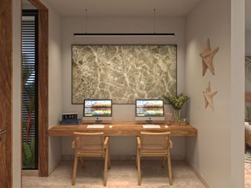 Departamento 5 recamaras con acceso al mar, alberca, coworking, juegos
