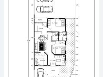 Rumah baru dengan tanah luas dekat Pasar Gentan