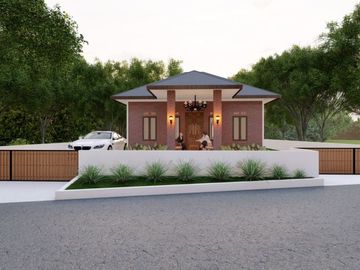 Rumah Modern Jawa Klasik Jalan Aspal Lebar Dekat Candi Prambanan