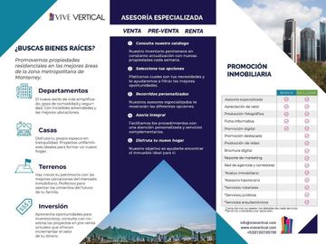 Proyecto único en PREVENTA  en Zona Valle Poniente