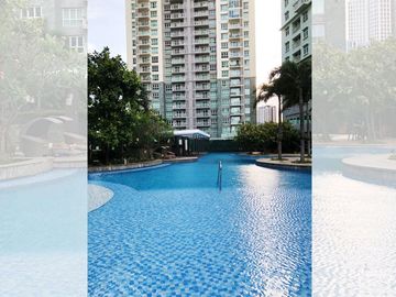 Semi-furnished studio for sale at Two Serendra