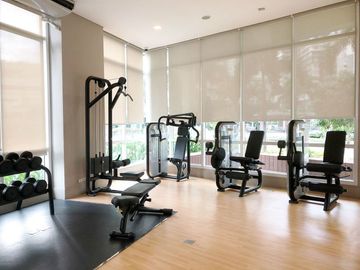 Semi-furnished studio for sale at Two Serendra