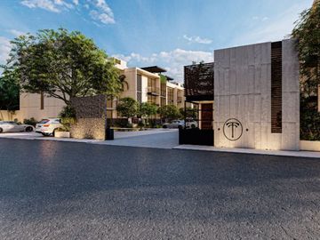 Apartamento con balcon, alberca, Gimnasio, area de asador,area para perros