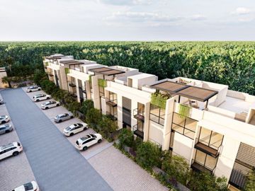 Apartamento con balcon, alberca, Gimnasio, area de asador,area para perros