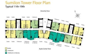 2 Bedroom Condominium for Sale in Cebu Business Park for 33k/month
