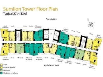 2 Bedroom Condominium for Sale in Cebu Business Park for 33k/month