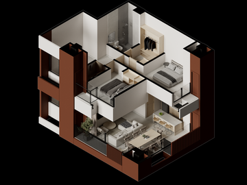 Departamento moderno en venta al norte de la ciudad, Ags