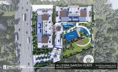 2 BR 55 sqm | Allegra Garden Place Preselling Condo in Pasig