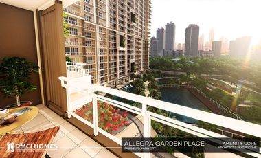 2 BR 55 sqm | Allegra Garden Place Preselling Condo in Pasig