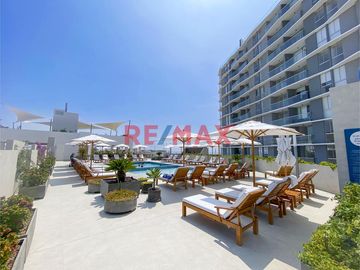 ALQUILER TEMPORAL DE DEPARTAMENTO FULL AMOBLADO Y EQUIPADO  EN CONDOMINIO DE SAN BARTOLO
 🌊 Múdate temporalmente cerca de la playa y disfruta de la t