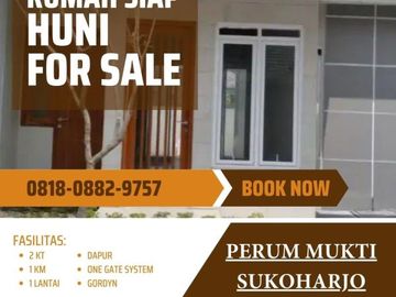 Rumah Siap Huni Harga Murah Type 47 Siap KPR Di Sleman Jogja.