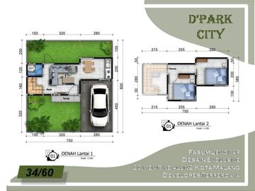 Jual Rumah Malang Free Biaya 2 Lantai 2KT Tipe 34/60 View Katu