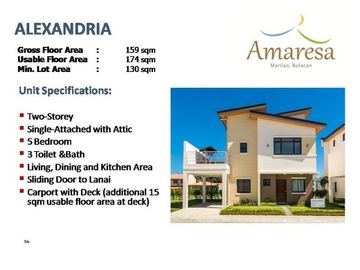 5 Bedrooms Single Attached House for Sale Marilao Brgy. Loma de Gato, Marilao Bulacan