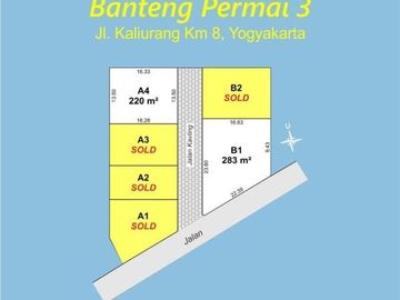 Selatan Pasar Gentan, Tanah Kaliurang, LD 22 m,