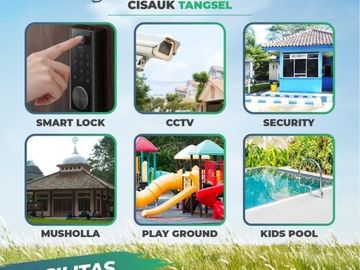 Rumah Syariah Cisauk Tangerang, 10 Menit ke AEON BSD
