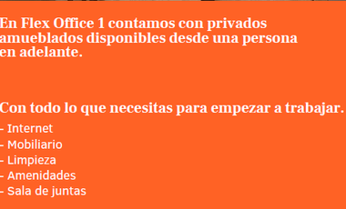 Oficina Amueblada en Renta en Interlomas  (m2o2204)