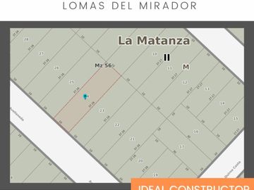 CASA A DEMOLER CON LOTE DE 10 x 37,  IDEAL CONSTRUCTOR