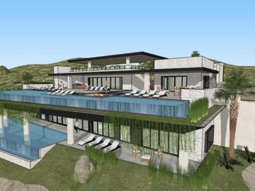 Casa con vista al mar,  7 recamaras, alberca privada, spa, terraza