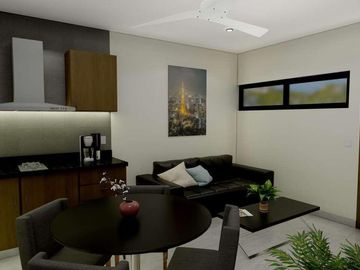 Departamentos preventa Akún Mayab Residences, Santa María Yaxché de 1 recamara