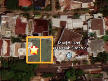 DIJUAL TANAH at Jl SIMPRUG GOLF, SENAYAN, JAKSEL 585 SQM