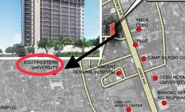 Studio with Balcony for Sale near Universities in Cebu