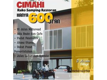 Cluster Exclusive One Gate System Ruko 2 Lt Rumah 2 Lt D'azzam Village Cimahi