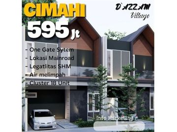 Cluster Exclusive One Gate System Ruko 2 Lt Rumah 2 Lt D'azzam Village Cimahi
