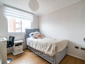 Departamento en condominio con excelente ubicación, sector San Joaquín