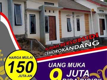 Rumah Subsidi 1Lantai DP Bisa Di Angsur Lokasi Pakis Malang