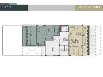 VENTA  2 AMB A ESTRENAR VILLA URQUIZA PISO ALTO
