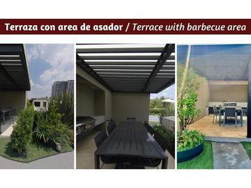 Condominio con jardín privado, alberca, bbq, gym, en venta Polanco