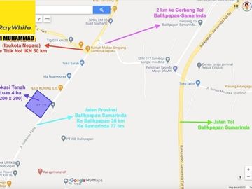 Dijual Tanah Komersial Di Jalan Provinsi Balikpapan - Samarinda, Kalimantan Timur