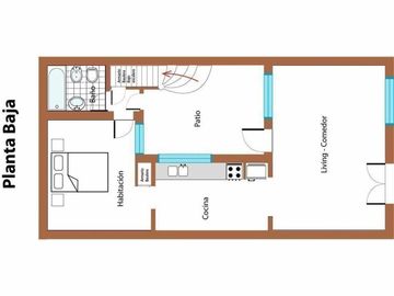 casa MB Estilo s/Pasaje particular 3 habit. 2 Ptas Coc. baño principal y auxiliar Patio y Terraza