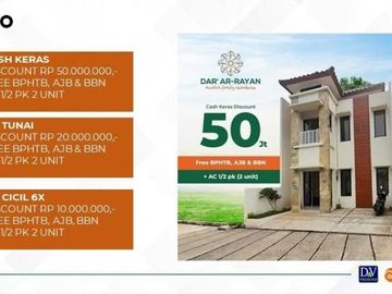 Rumah Syariah Ready Stok terbaik di Jatiasih