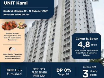Apartemen Siap Huni Bintaro Jakarta Selatan Tanpa Depe