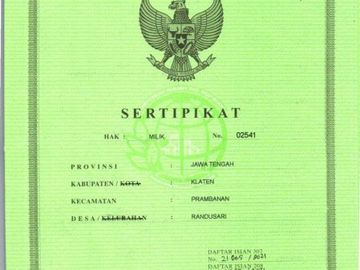 Rumah Siap Huni Lokasi Strategis Angsuran 1 Jutaan di Klaten