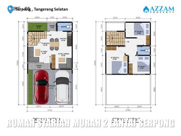 RUMAH 2 LANTAI MURAH DI SERPONG TANGERANG SELATAN