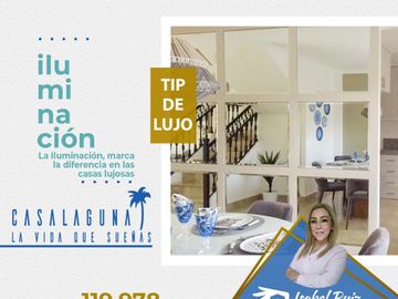 Elegante casa de venta con diseño moderno en Urbanización Casa Laguna cerca al centro Comercial el Dorado