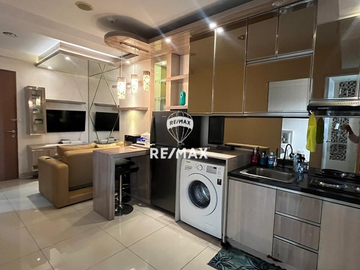 Dijual 1 Bedroom Oak Tower B – Full Furnish, Lantai 5, View Kolam Renang, AJB Siap