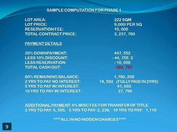 Lot for sale in lian batangas