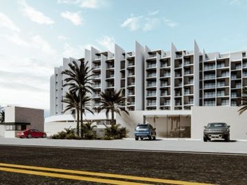 Condominio con terraza con vista al mar, alberca, cuarto lavado, venta, pre-cons