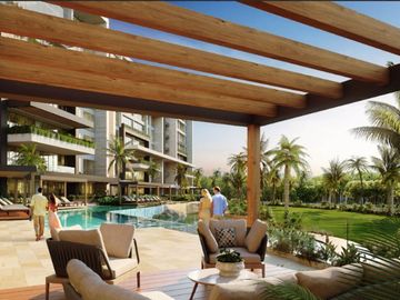 Condominio con campo de golf, Yucatan Country Club.