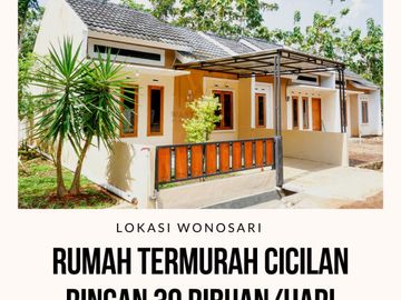 RUMAH PALING MURAH 150 JUTAAN DI KOTA WONOSARI !