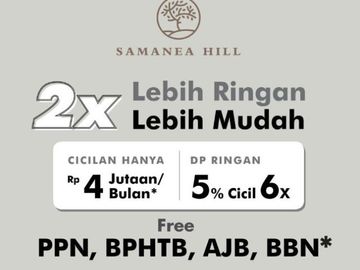 Samanea Hill Parung Panjang Bogor Rumah Klaster Siap Huni