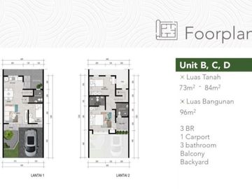 Dijual Rumah Cluster Cantik di Cinere, Depok