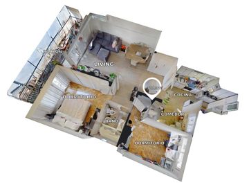 Excelente Departamento - 3 Amb - Reciclado - Luminoso - Balcón Corrido - Belgrano C