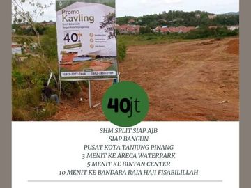 Strategis Tanah Kavling Pusat Kota Tanjung PInang Terluas
