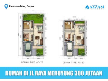 RUMAH DI JALAN RAYA MERUYUNG KOTA DPEOK